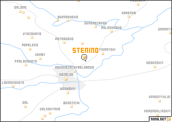 map of Stenino