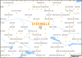 map of Stenmagle
