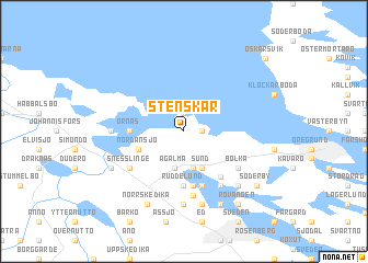 map of Stenskär