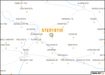 map of Stenyatin