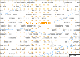 map of Stephanskirchen