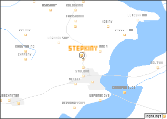 map of Stepkiny