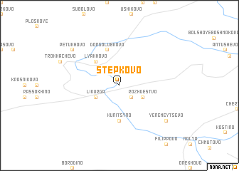 map of Stepkovo