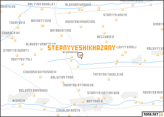 map of Stepnyye Shikhazany