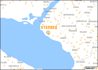 map of Stërbeq
