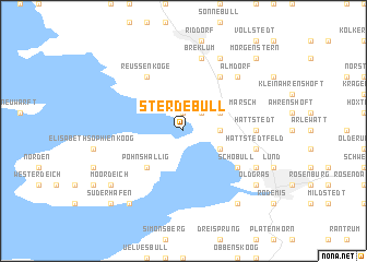 map of Sterdebüll