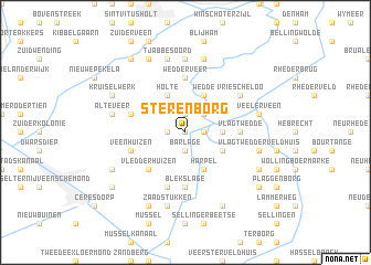 map of Sterenborg