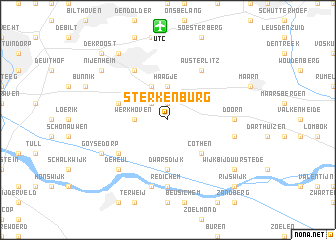 map of Sterkenburg