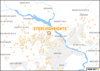 map of Sterling Heights