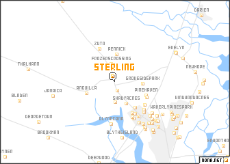 map of Sterling