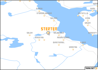 map of Sterten