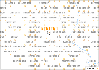 map of Stetten