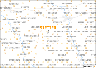 map of Stetten