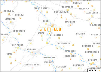 map of Stettfeld