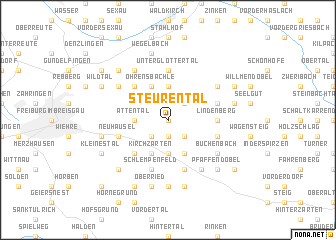 map of Steurental