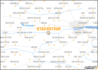 map of Stevnstrup