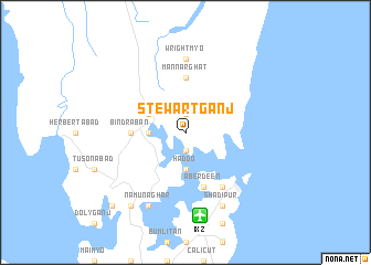map of Stewartganj