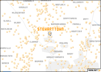 map of Stewart Town