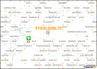 map of Stichlŭv Mlýn