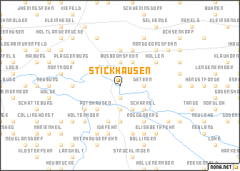 map of Stickhausen