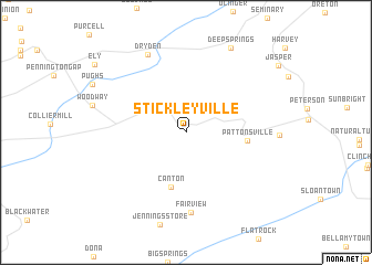 map of Stickleyville