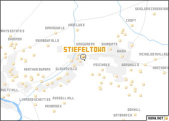 map of Stiefeltown