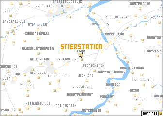 map of Stier Station