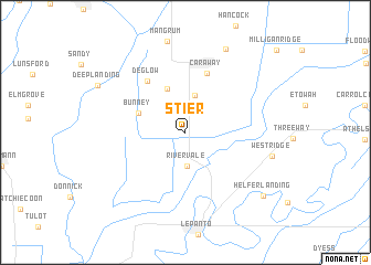 map of Stier