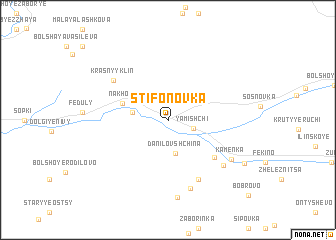 map of Stifonovka