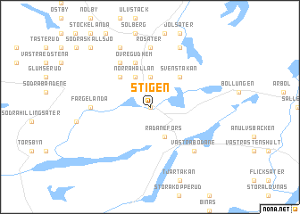 map of Stigen
