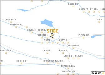 map of Stige