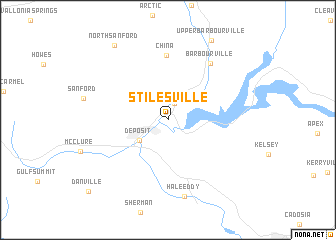 map of Stilesville