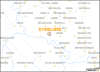 map of Stimigliano