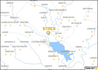 map of Stînca