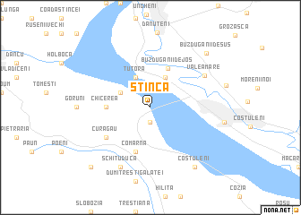 map of Stînca