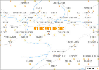 map of Stînceşti-Ohaba