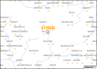 map of Stîngoi