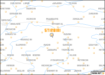 map of Stirbiai