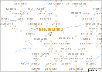 map of Stivigliano
