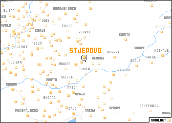 map of Stjepovo