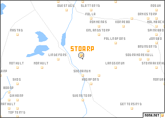 map of Stoarp