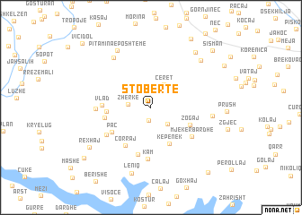 map of Stobertë
