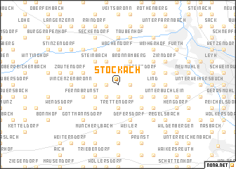 map of Stöckach