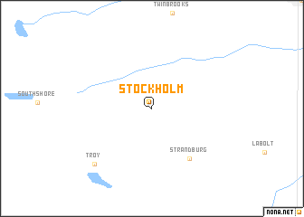 map of Stockholm