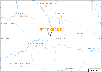map of Stockport