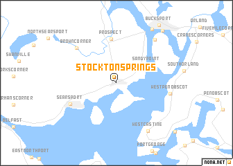 map of Stockton Springs