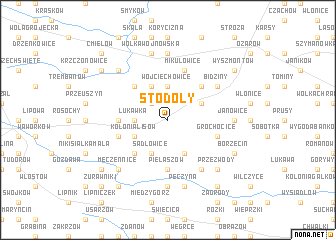 map of Stodoły