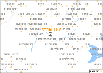 map of Stodŭlky