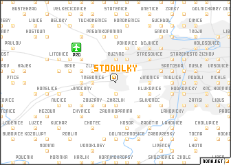 map of Stodŭlky