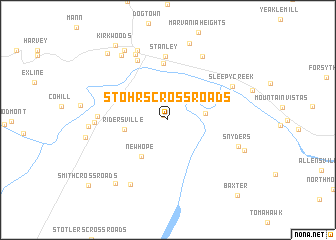 map of Stohrs Crossroads